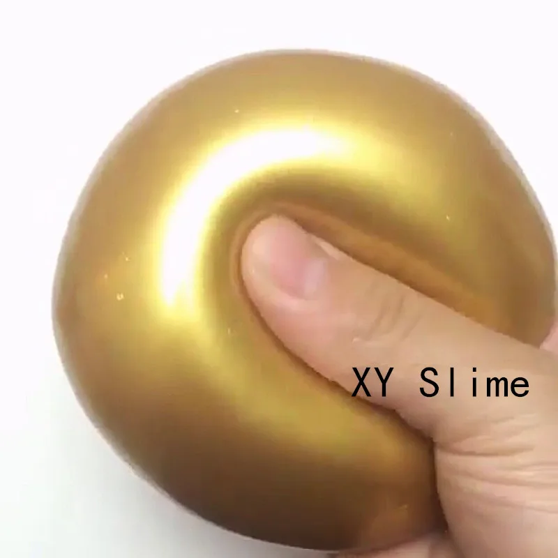 Diy slime снаружи ее золотой жемчуг глина slime iu Красота Девушка взять любой цвет может быть настроен