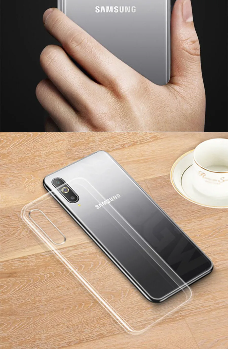 Ультра тонкий прозрачный TPU чехол s для samsung Galaxy A10 A20 A30 A40 A40s A50 A60 A70 A80 A90 M10 M20 M30 мягкий прозрачный силиконовый чехол