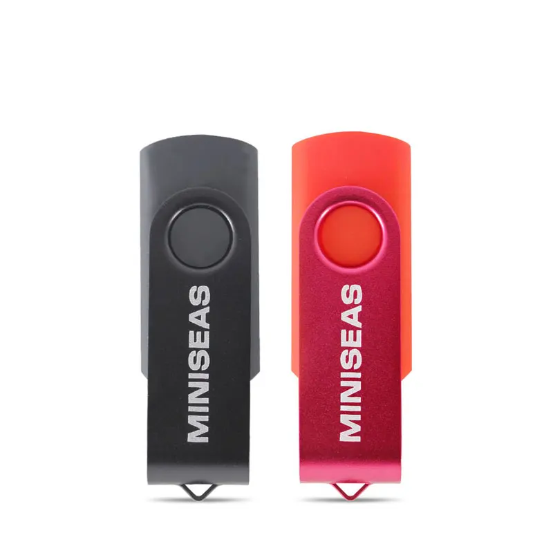 Usb флеш-накопитель Miniseas реальная емкость 10 цветов вращающийся ключ 128 г/16 г/32 г/64 г