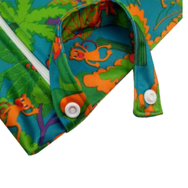 Пороро 1шт 30*40см переиспользуемая модная сумка для сухой и мокрой пеленки с водонепроницаемой застежкой-молнией.