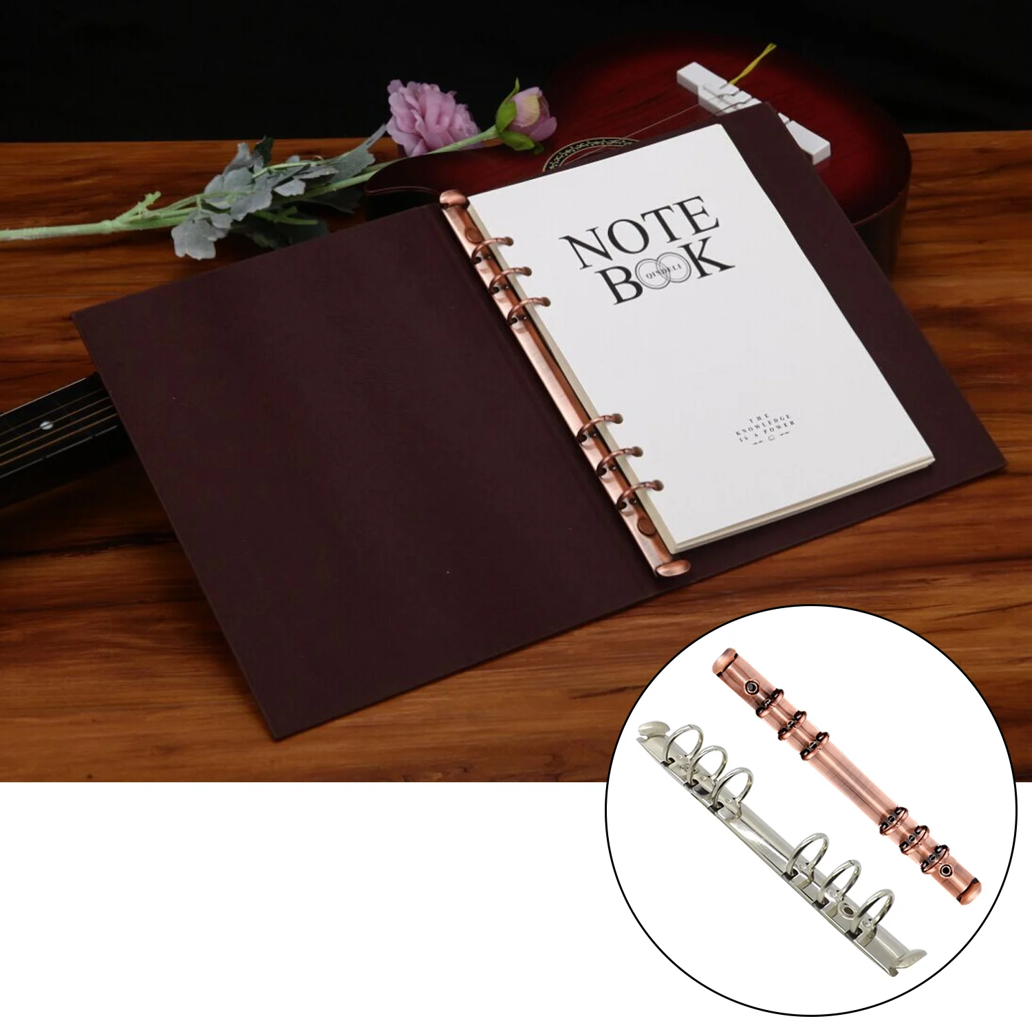 Металлический спиральный связующий зажим A5 6 колец связующие зажимы для папки