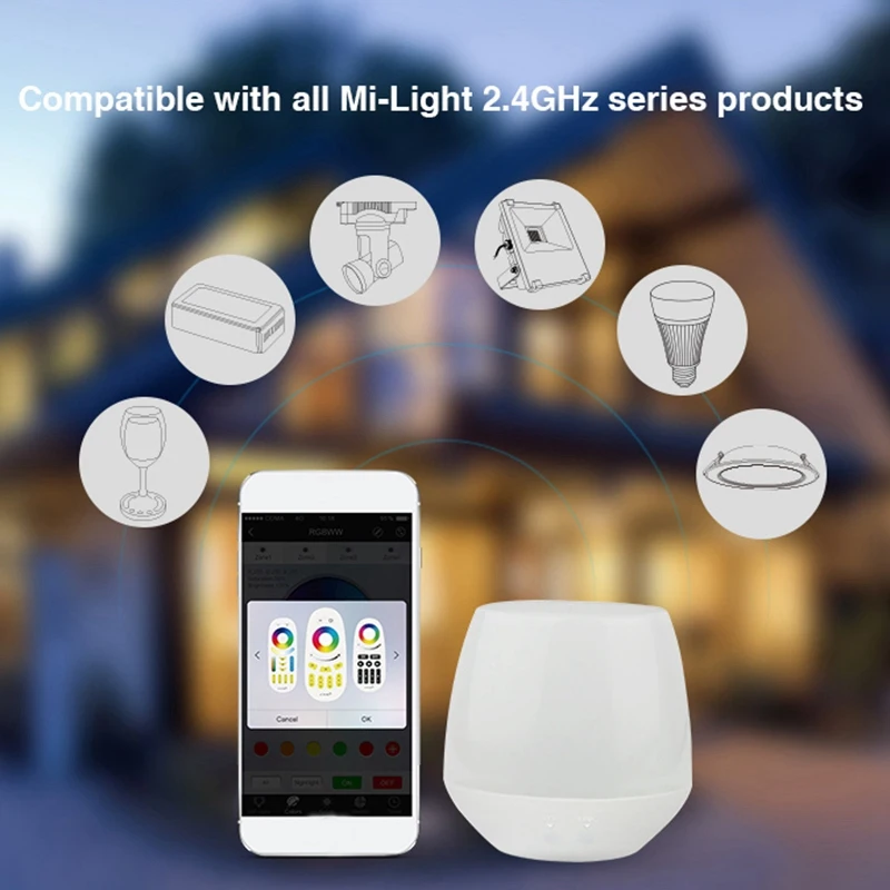 Умный ночник Wifi Ibox1 Led контроллер диммер настольная лампа Приложение Ios Android пульт