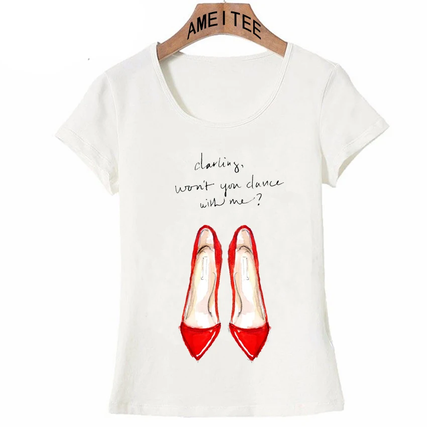 Дорогой не Танцуй со мной дизайнерская женская футболка для вечерние я люблю