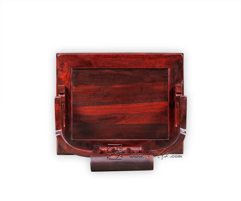 Классическое китайское кресло из массива дерева с подставкой розового