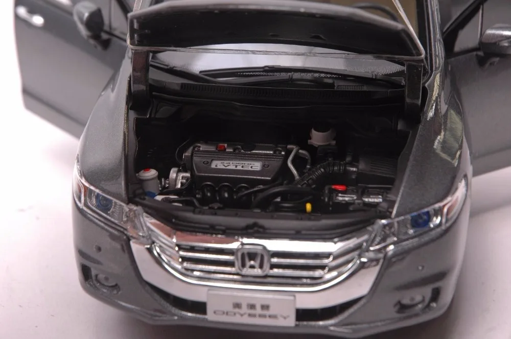 1:18 литья под давлением модели для Honda Odyssey 2013 Серый MPV сплав игрушечный автомобиль миниатюрный коллекция подарки Ван