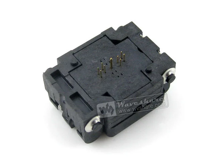 

Plastronics 08QN50T43020 IC Burn-in Test Socket Adapter 0.5mm Pitch for QFN8, MLP8, MLF8 Package