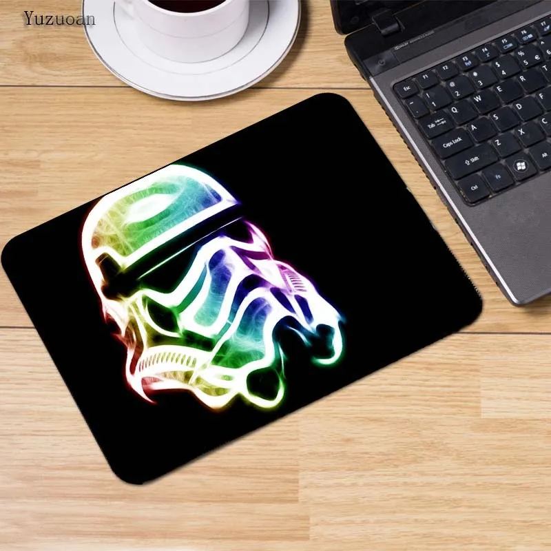 Yuzuoan Promotion Star Wars Computer Mouse Pad Gaming Rubber Mousepads Decorate Your Desk Non-Skid No Overlock Edge | Компьютеры и