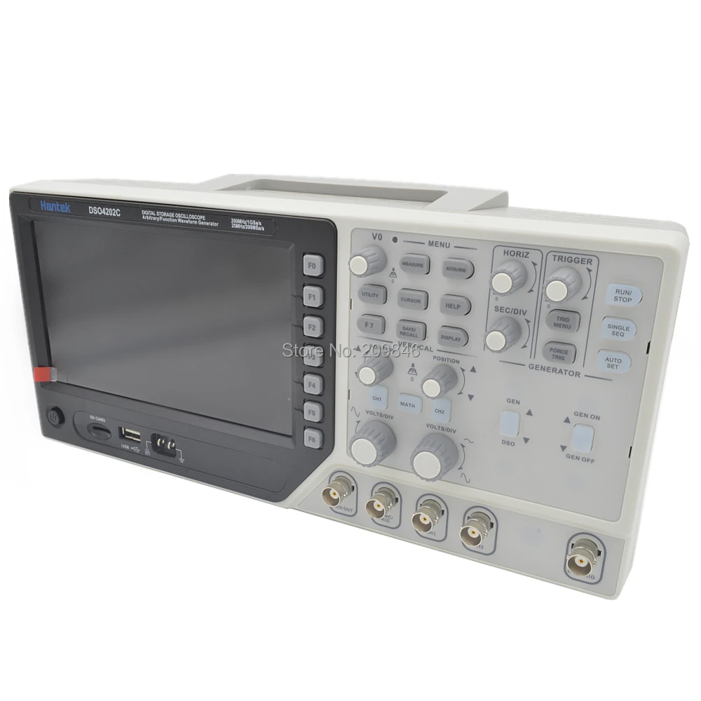 Hantek DSO4202C 2 канальный цифровой осциллограф 1 канал произвольный/функция генератор