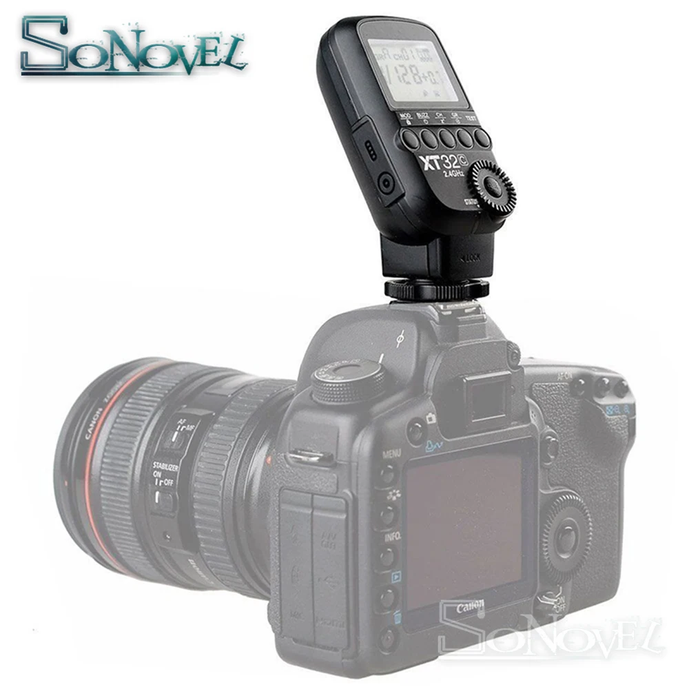 Беспроводной триггер Godox XT32C 2 4 ГГц 1/8000 с Высокоскоростная синхронизация Flash Trigger +