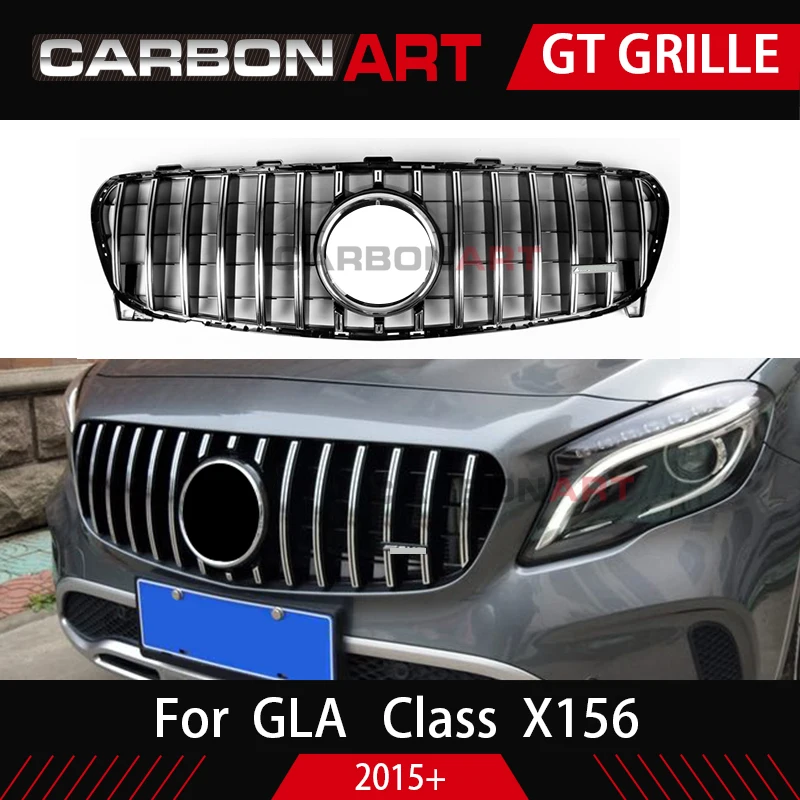 Передняя решетка автомобиля GLA X156 подходящая Для Mecedes Facelift новая для гонок Class GLA200
