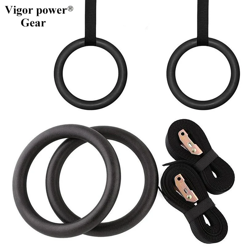 Гимнастический ABS Кольца (2 шт. в наборе) гимнастический с регулируемым Бретели