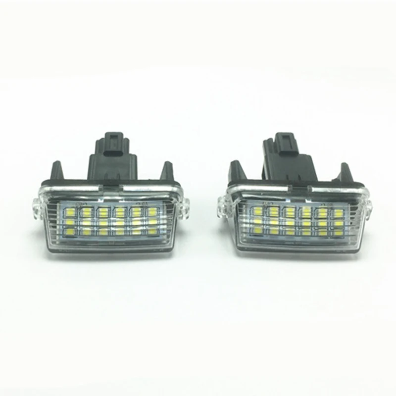 2 шт. ошибок автомобилей Подсветка регистрационного номера светодиодный