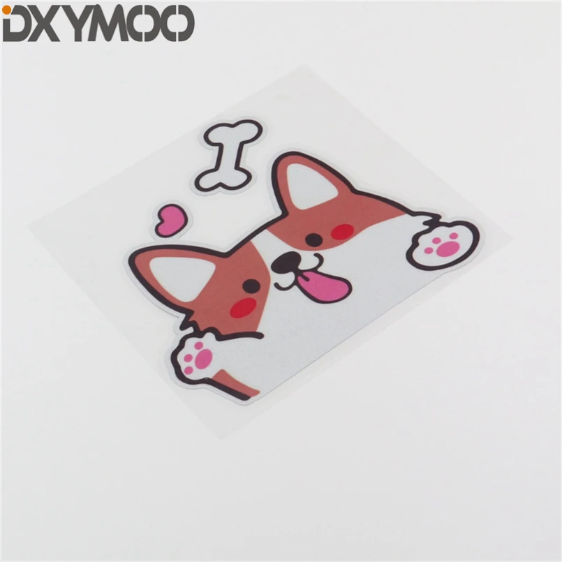 

Car Styling Decal Lovely Animal Pet Dog I LOVE Corgi Motorcycle Oil Tank Bike Laptop Stickers 10x9.3cm