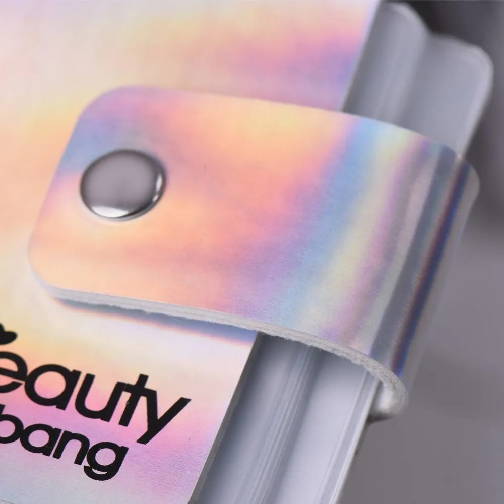 BeautyBigBang 20 слотов 6*6 см красочная лазерная сумка для хранения для штамповки пластины квадратный дизайн ногтей тарелка-Органайзер держатель Чехол сумка