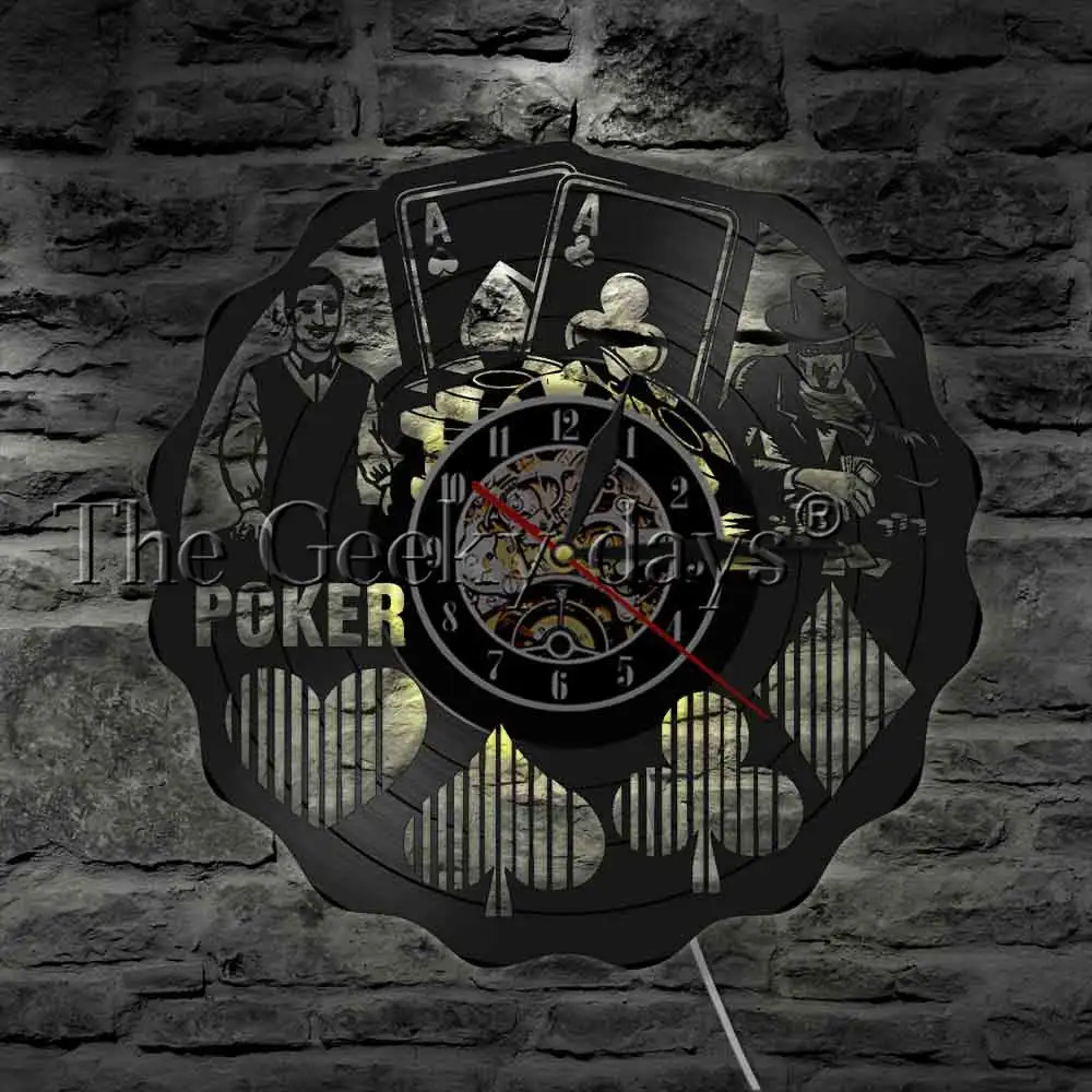 Ace Of Spades игральные карты азартные игры настенные художественные часы игровая