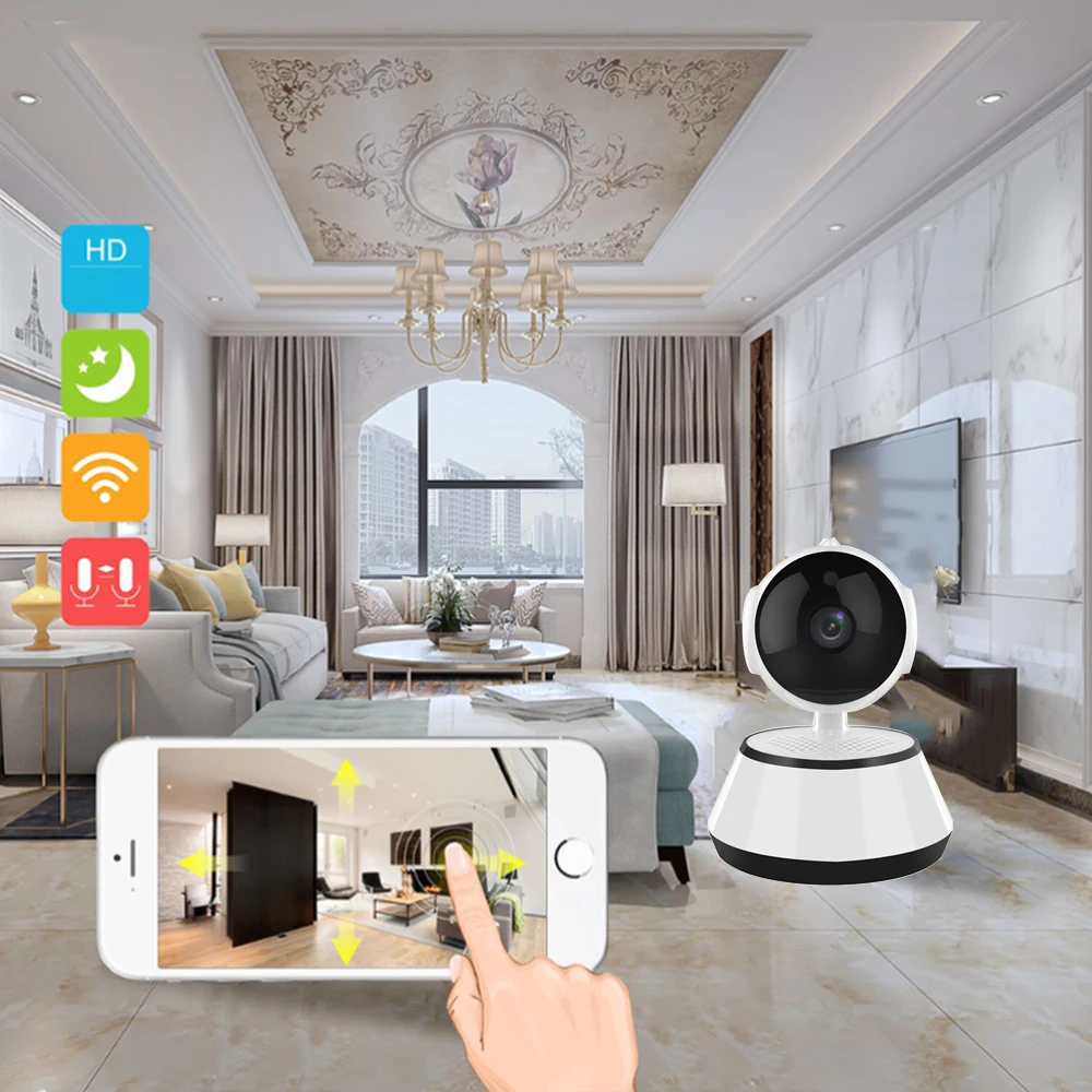 Беспроводная ip камера 720 P Wi Fi домашняя видеонаблюдения P2P мини Сетевая ночное
