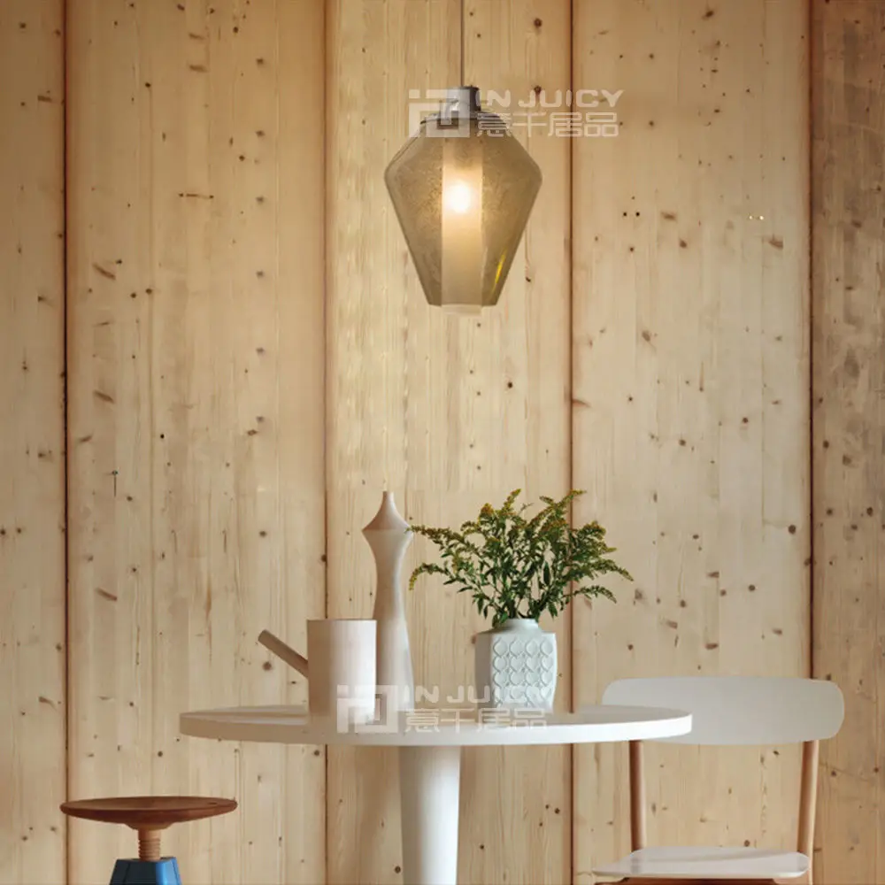

Retro Glass LED Candlestick Bubble Loft Corridor Restaurant Ceiling Lamp Hanging Light Cafe Bedroom Droplight Decor