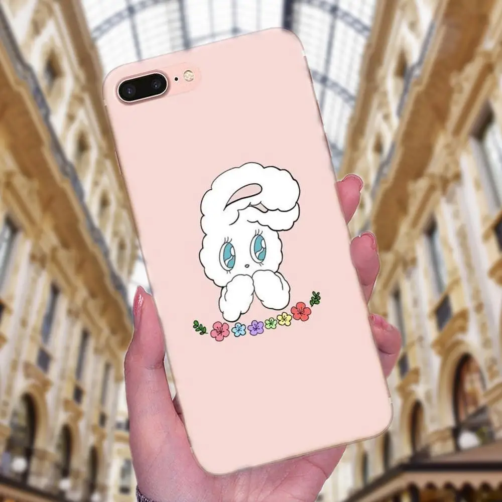 Розовый корейский Chuu Esther Kim Rabbit для Sony Xperia Z Z1 Z2 Z3 Z4 Z5 compact Mini M2 M4 M5 T3 E3 E5 XA XA1 XZ Premium |