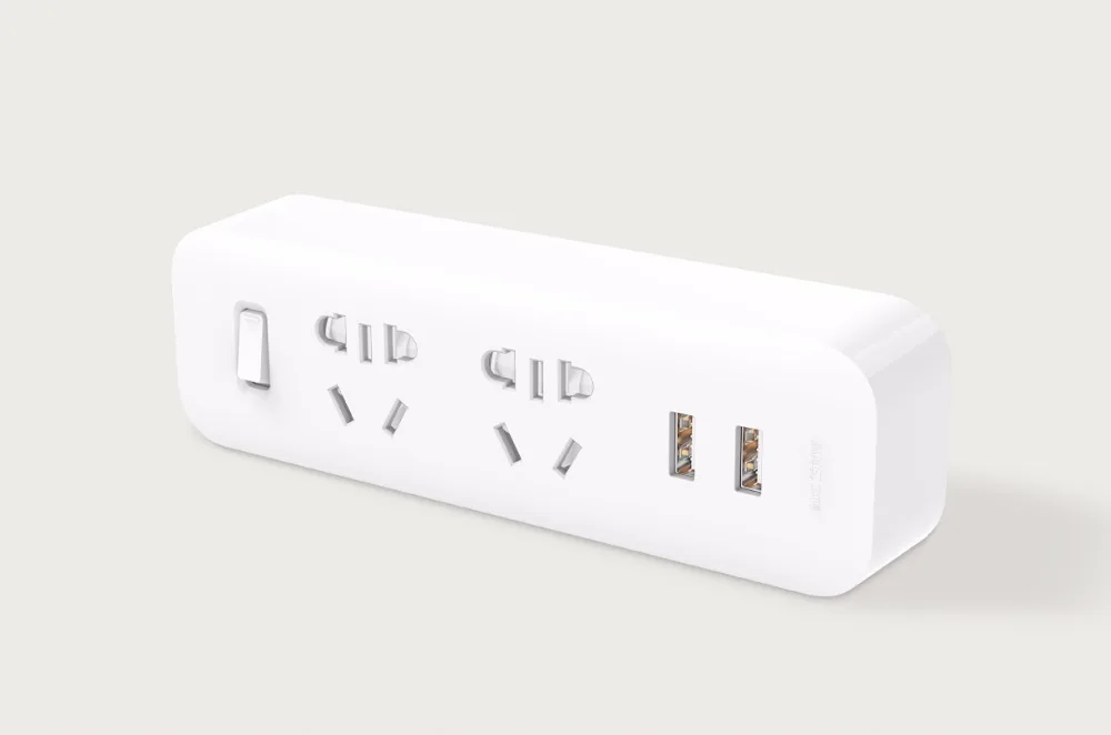 Xiaomi Mijia Мощность полосы конвертер Портативный Подключите зарядное устройство адаптер для Офис 5V 2.1A 2 розетки с 2 портами(стандарт быстрой зарядки H20
