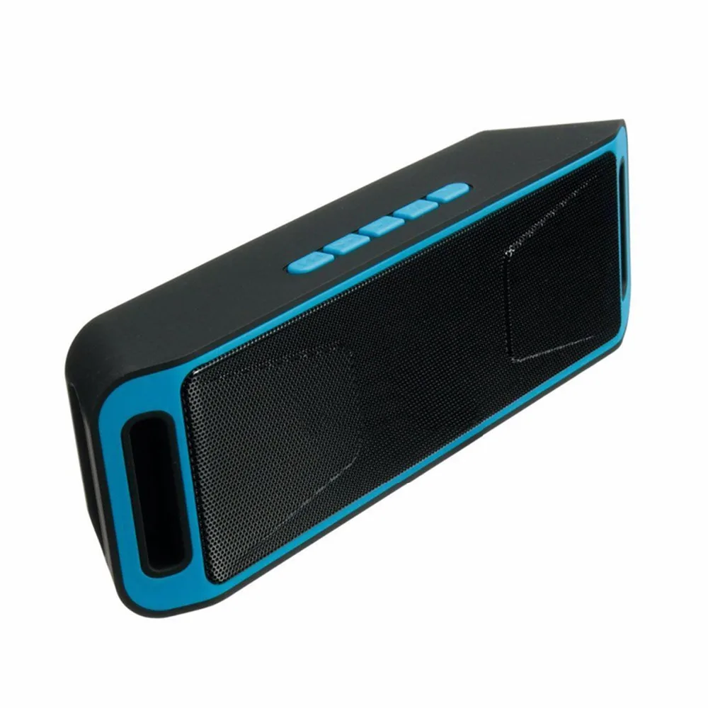Горячие sc208 Беспроводной Динамик Bluetooth 4.0 стерео сабвуфер Колонки TF USB FM Радио