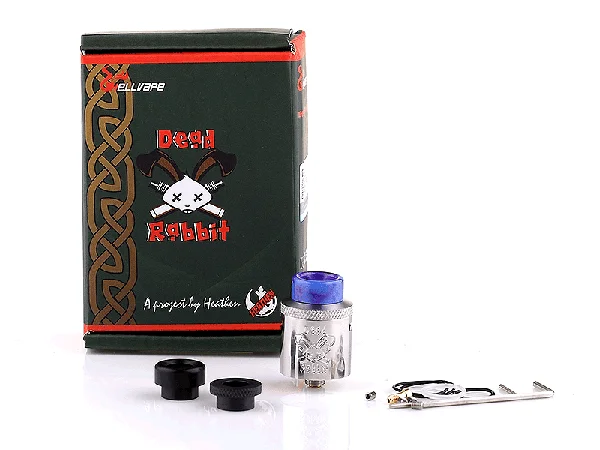 Оригинальный алюминиевый бак Hellvape Dead Rabbit BF RDA с одной/двойной катушкой Vape для vapor