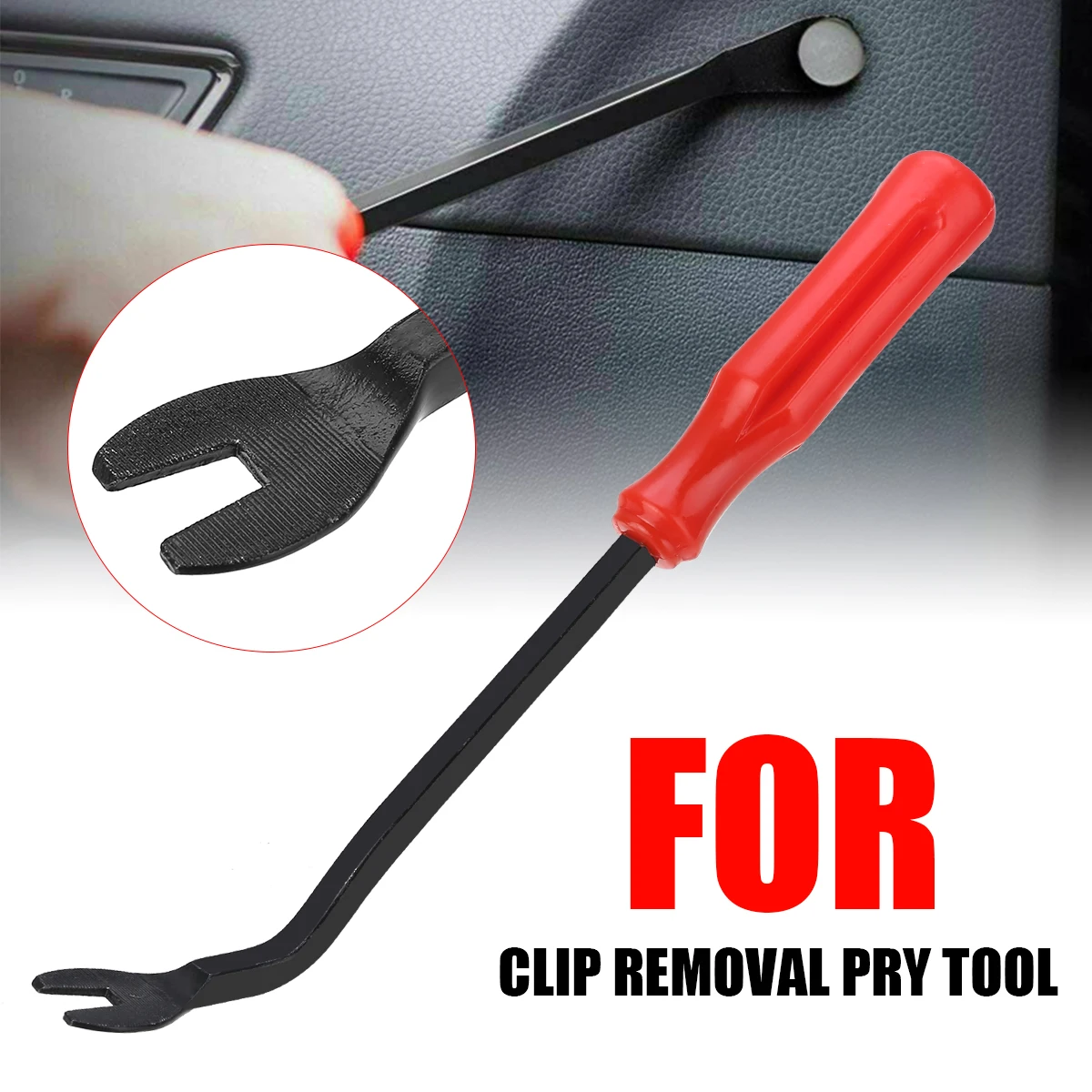 

1pc Car Removal Tool Plastic Trim Dash Removal Rivet Clips Auto Truck Door Panel Installer Cover Pry Repair Fastener Tools