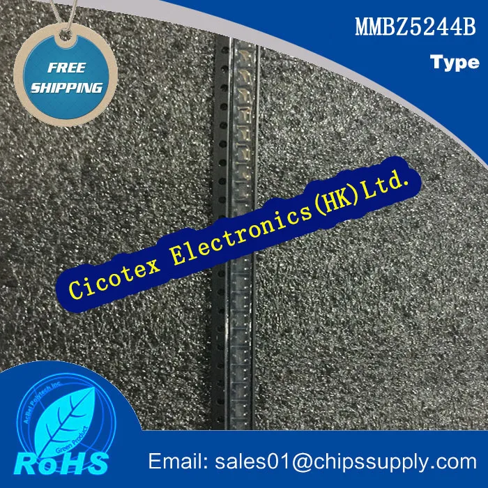 100pcs/lot MMBZ5244B 5244 SOT-23 DIODE ZENER 14V 225MW SOT23-3 |
