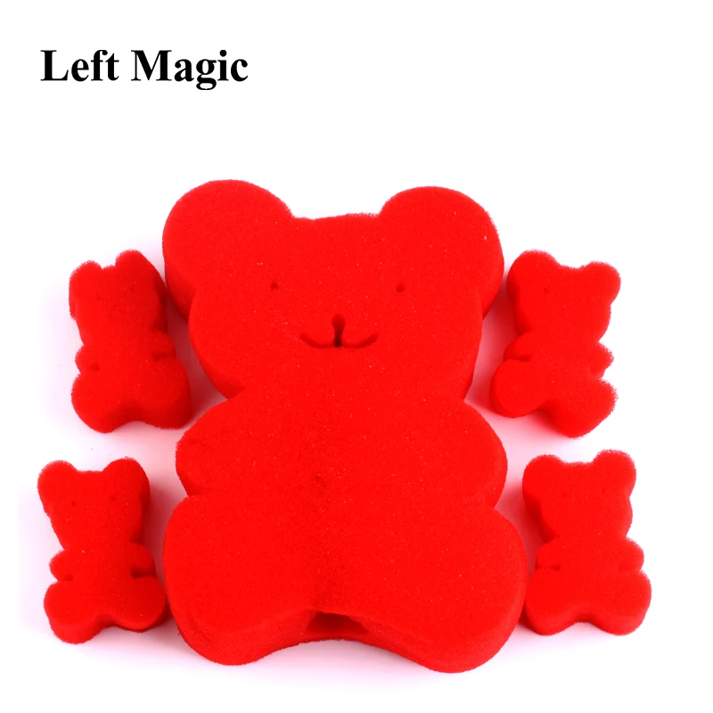 5 pcs=1set New Arrival Magic Sponge Bear Tricks Prop Children Toys Close up Toy one big bear and 4 small E3152 | Игрушки и хобби