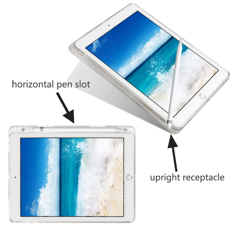 Модный тонкий мягкий силиконовый прозрачный ТПУ чехол для Apple iPad Pro 10 5 2017 с