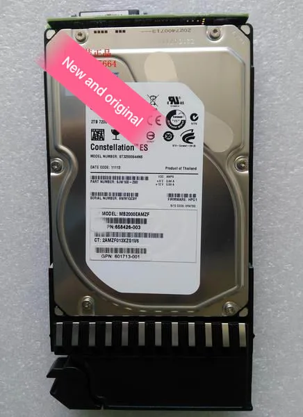 

100%New In box 3 year warranty AW556A 2T SATA-FC 7.2K 601778-001 MSA2000 4 Need more angles photos, please contact me