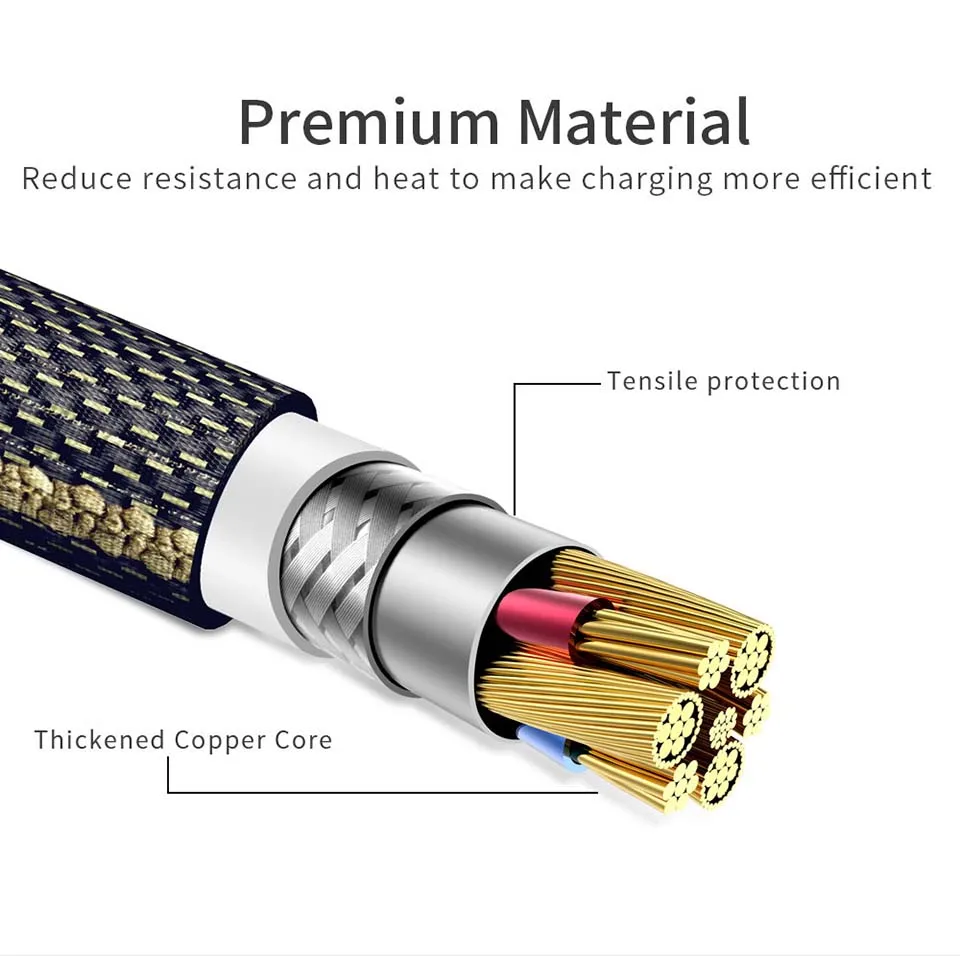 Micro USB кабель MUSTTRUE 2.4A Быстрый USB зарядный кабель для Xiaomi Redmi Note5 Micro USB зарядное устройство USB шнур для samsung S7 кабель для передачи данных