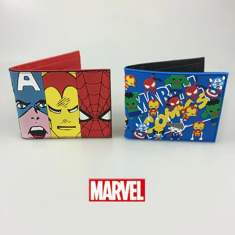 Капитан Америка Железный человек кошелек клоун диффузный wei Аниме Мстители alliance