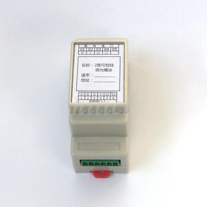 

2-канальный тиристорный диммер Модуль RS485, Modbus, HD0742