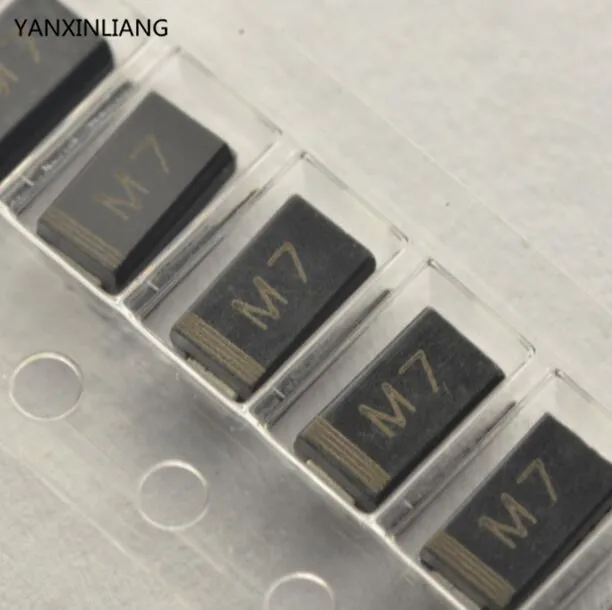 100 шт. SMD 1N4007 выпрямительный диод 1A 1000 в M7 |