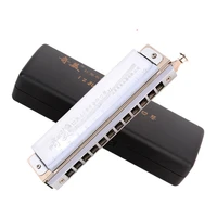 qimei chromatic harmonica 1248 square blow hole professional armonica cromatica 12 hole mouth organ woodwind musical instruments