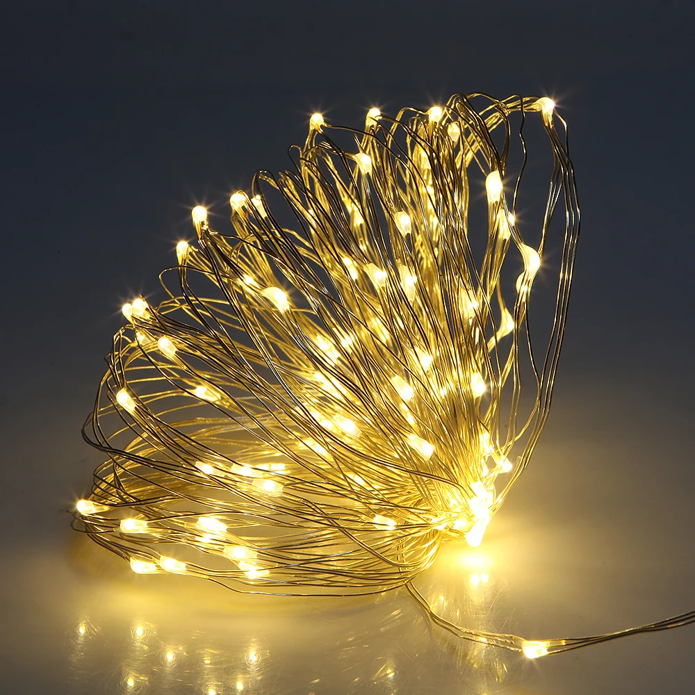 Waterproof LED String Light Mini Christmas Lights for Holiday Party Garden Bedroom Wedding Decoration 5V USB Fairy Lamp 2m 20led | Освещение