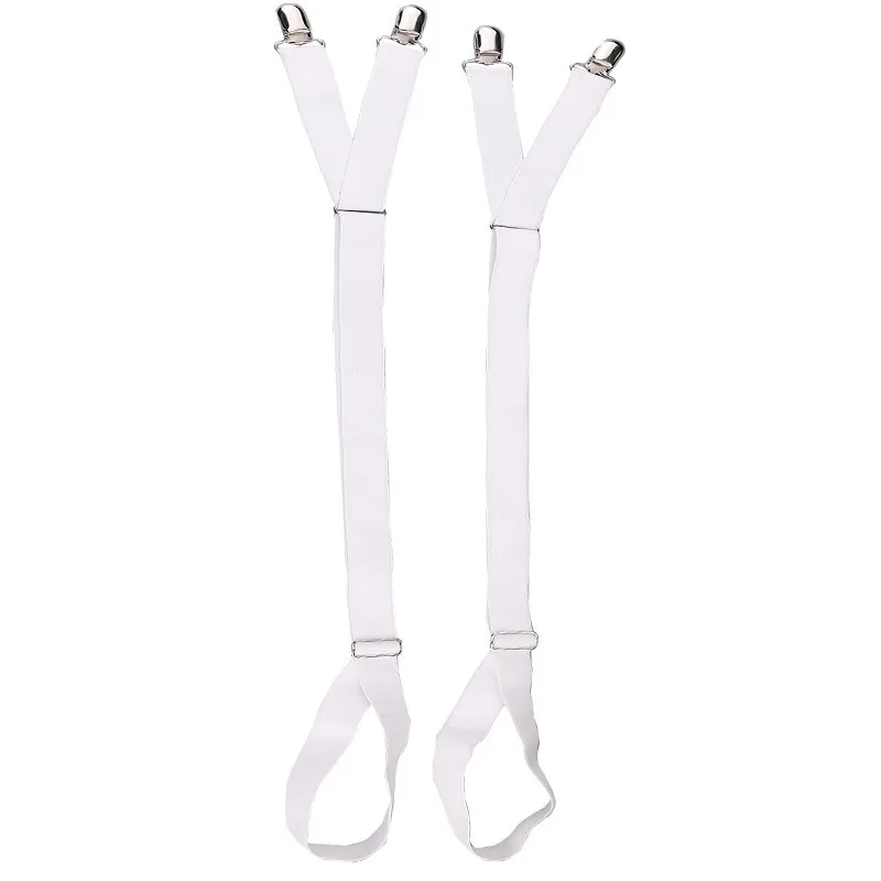 Мужская рубашка туфли Подвязки подтяжки для рубашки мальчиков в джентльменском