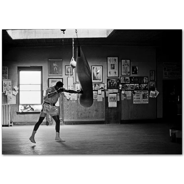 Muhammad Ali King of Boxing The Greatest Player SILK POSTER Wall painting 24x36inch | Painting &amp Calligraphy