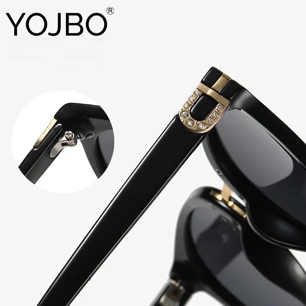 YOJBO Круглые Солнцезащитные очки поляризованные женские 2019 Роскошные винтажные