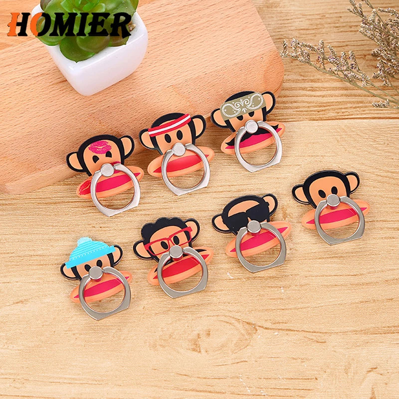Универсальный металлический палец кольцо мобильного телефона милый мультфильм