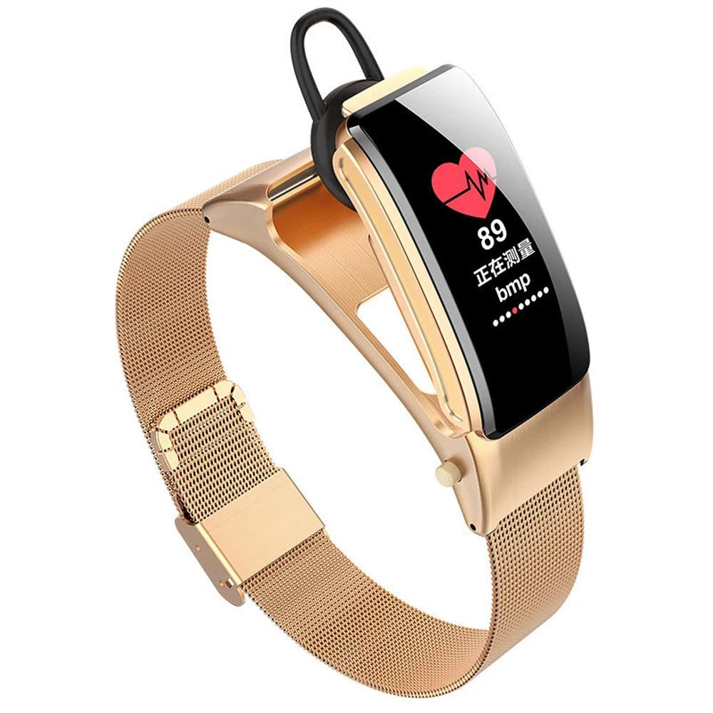 Смарт браслет B31 с Bluetooth гарнитурой умные наручные часы пультом управления