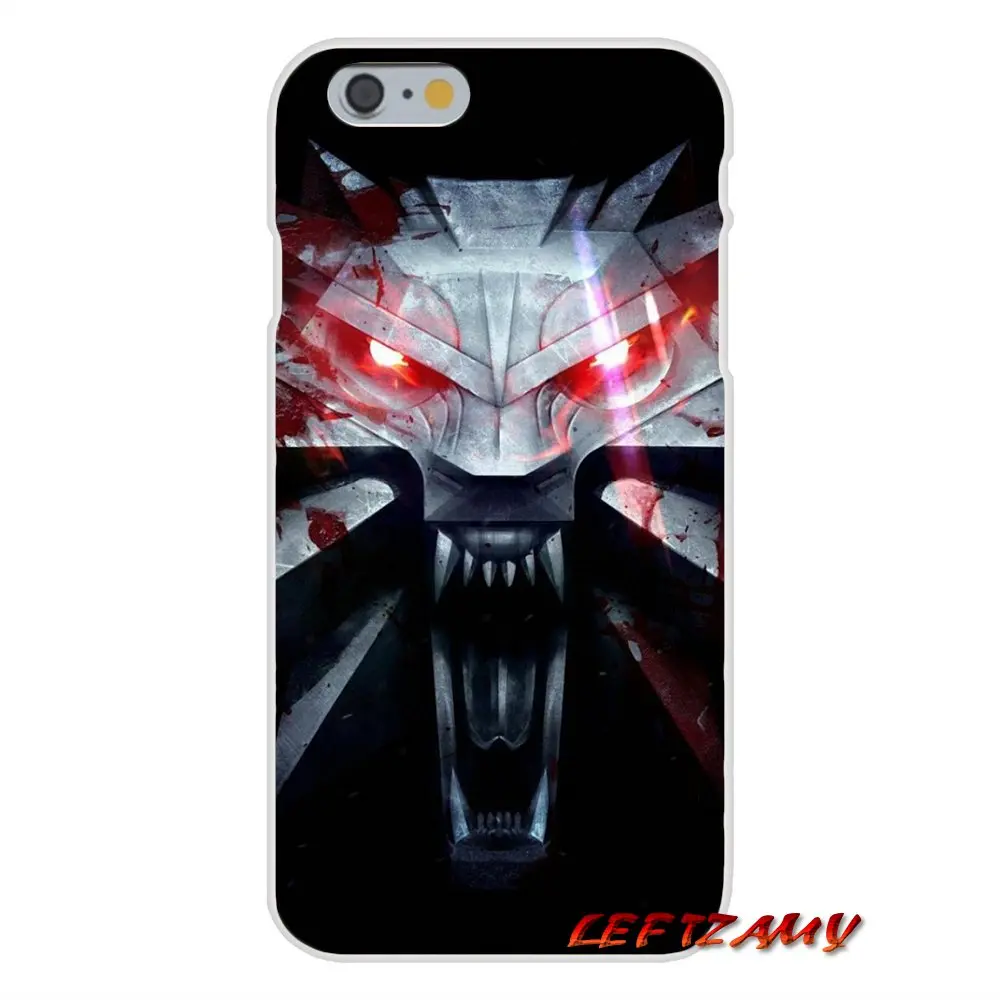 Тонкий силиконовый чехол для телефона Ведьмак Дикая Охота iPhone X 4 4S 5 5S 5C SE 6 6S 7 8