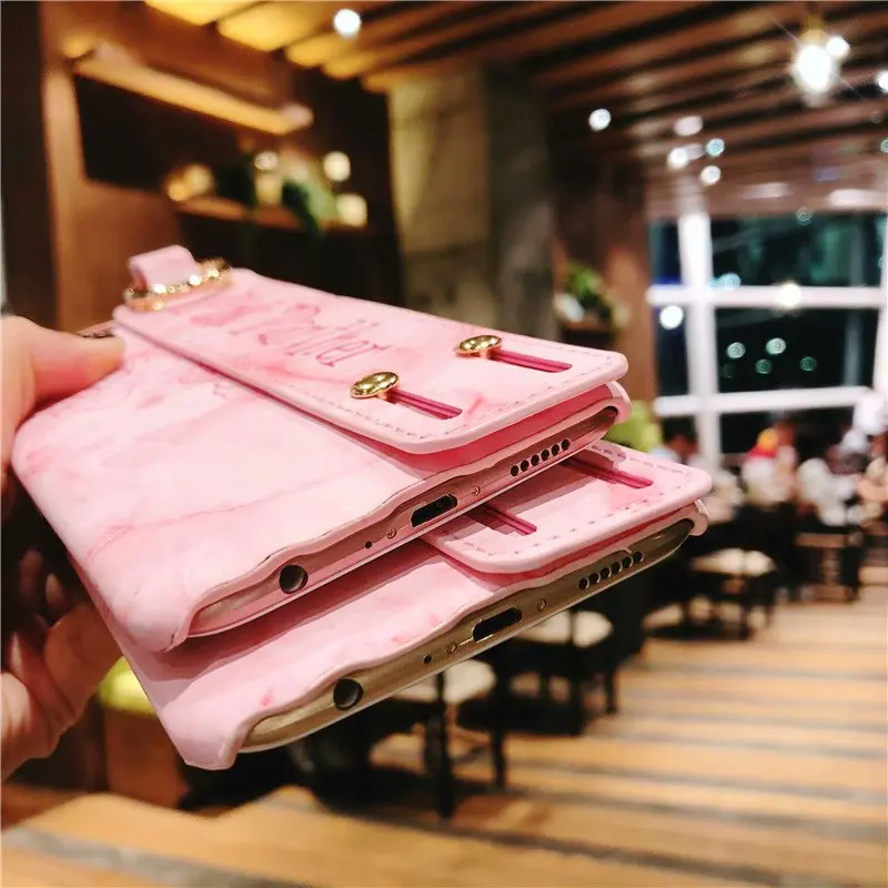 Жесткий PC Стенд держатель обратно чехлы для OPPO R15 R11 S Plus R9 A59 A73 A77 A79 A83 розовая