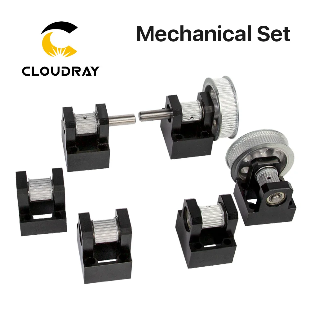 Cloudray LC зубчатая база набор машина механические части для лазерной гравировки резки - Цвет: Full Set (6 Pcs)