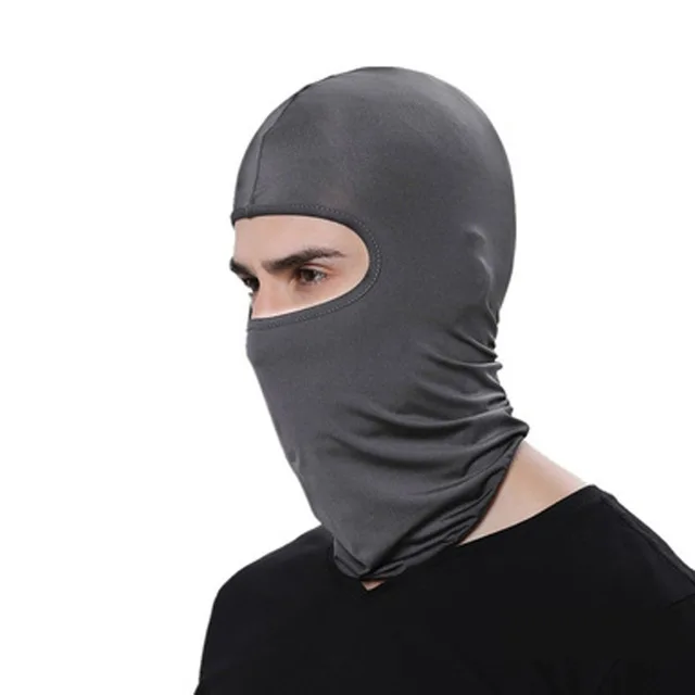 Dark gray Тактическая Военная маска для лица дышащая Балаклава спортивные головные уборы быстросохнущие шапочки ветрозащитная шапка мотоциклетный шлем - Цвет: Dark gray