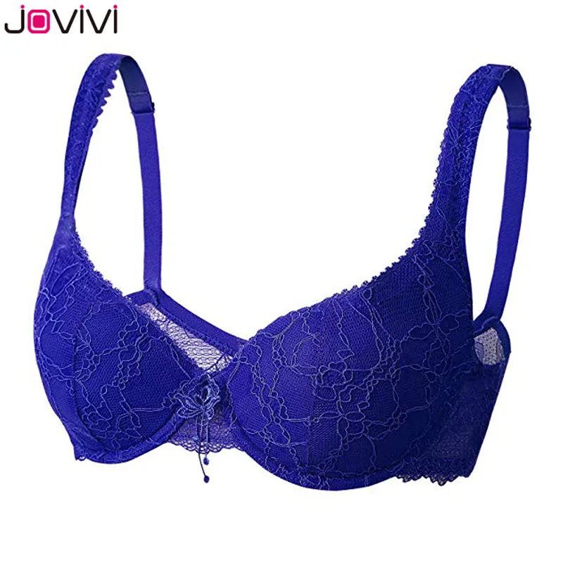 Jovivi 2019 женский бюстгальтер на косточках удобный кружевной для повседневной