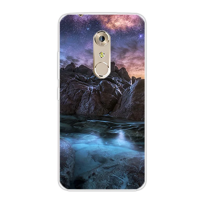 5 2-дюймовый чехол для ZTE Axon 7 Mini силиконовый телефона Starry Sky защитный | Мобильные