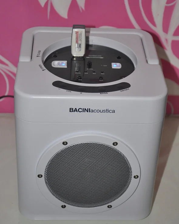 stock clearance of Bacini Acoustica Max Wave Power Pail Portable MP3 Speaker Music System|speaker yamaha|clearance necklacesspeaker headphone |
