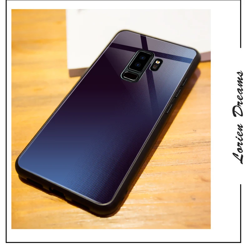 Для samsung s9 чехол Mofi для samsung s9 plus чехол стеклянный жесткий чехол для samsung s9 мраморный зернистый Черный Белый для galaxy s9 plus