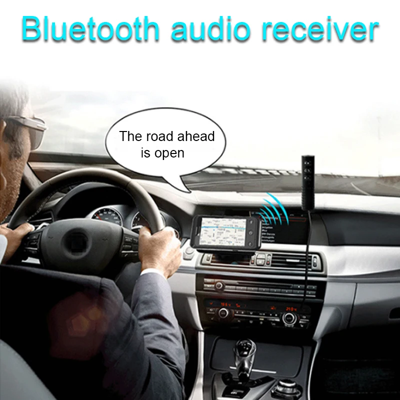 Мини Универсальный 3,5 мм беспроводной Bluetooth приемник автомобильный музыкальный аудио адаптер авто Aux комплект для динамика наушников автомобиля стерео